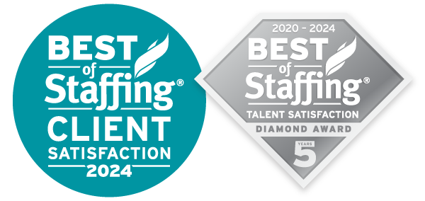 2023 Clearly Rated Best of Staffing  Talent Satisfaction logo