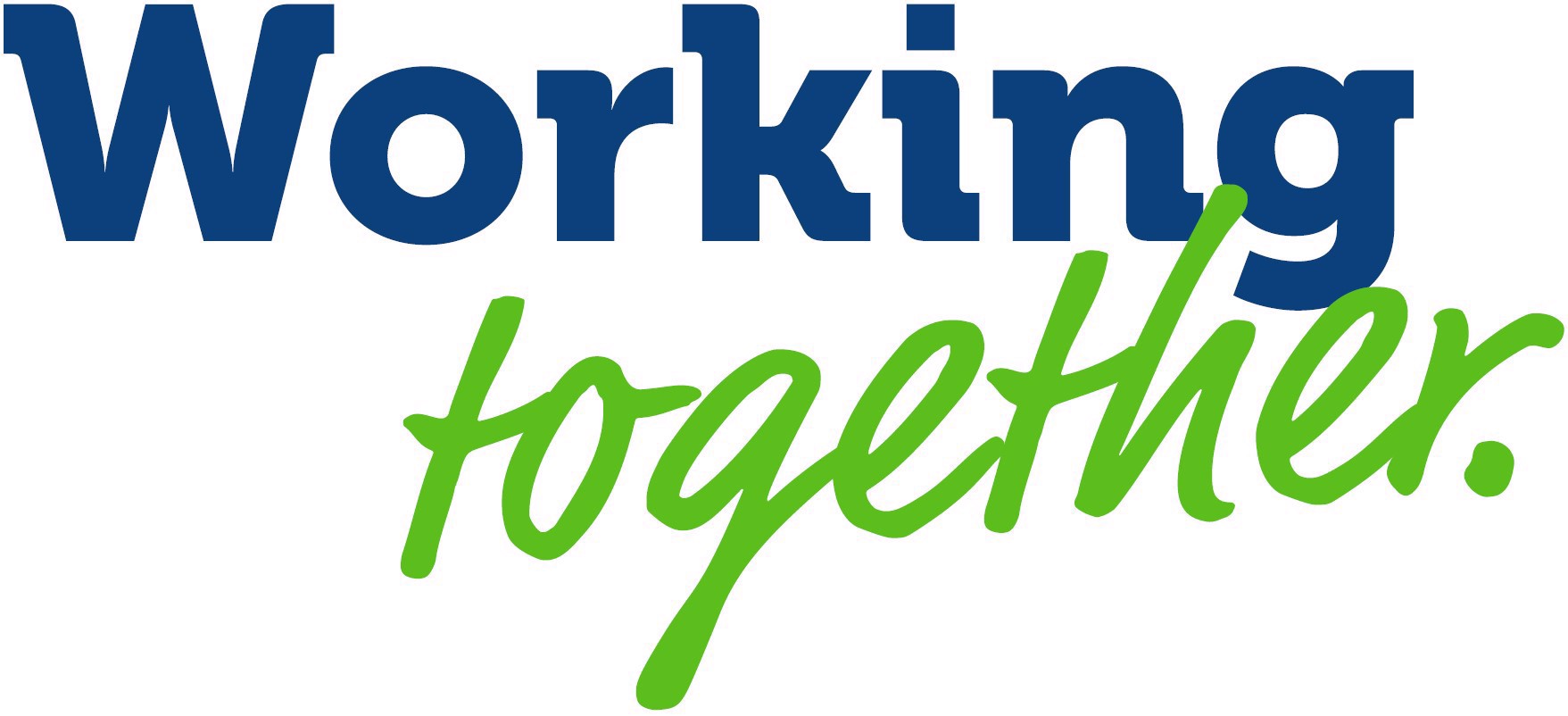 Working together graphic
